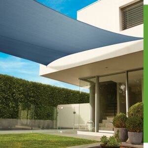 Coolaroo Premium Rectangle Kit 95%; 16'5"x9'11"; Slate