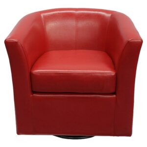 Corley Barrel Club Chair with Swivel Seat