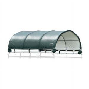 12 X 12 Ft. Corral Shelter 1 3/8" 7.5 Oz. Green Cover (Corral Panels Not Included)