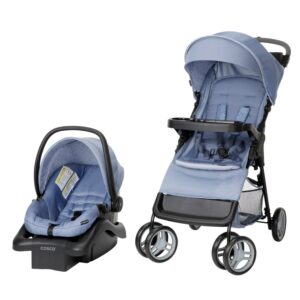 Cosco Kids Lift & Stroll DX Travel System, Chalk Blue, Toddler, Unisex