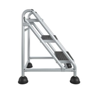 Cosco Rolling Commercial Step Stool CSC11834GGB1