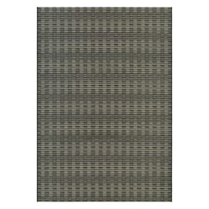 Couristan Barnstable Area Rug, Black/Tan ,Rectangle, 5'3" x 7'6"