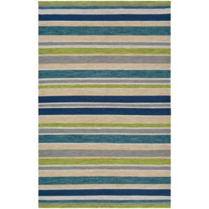 Couristan Cottages Alki Reversible Indoor/Outdoor Area Rug, 2' x 3', Ocean Shades