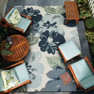 Couristan Dolce Novella Indoor/Outdoor Area Rug, 5'3" x 7'6", Grey