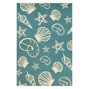 Couristan Outdoor Escape Cardita Shells Indoor/Outdoor Area Rug