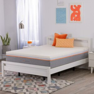 Craft & Trade 2" Cooling Memory Foam Mattress Topper with Copper Gel, Twin-XL