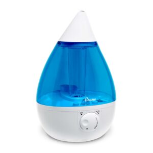 Crane USA Cool Mist Humidifier for Bedroom, Baby Nursery, Kids Room or Office, 1 Gallon Tank, Blue