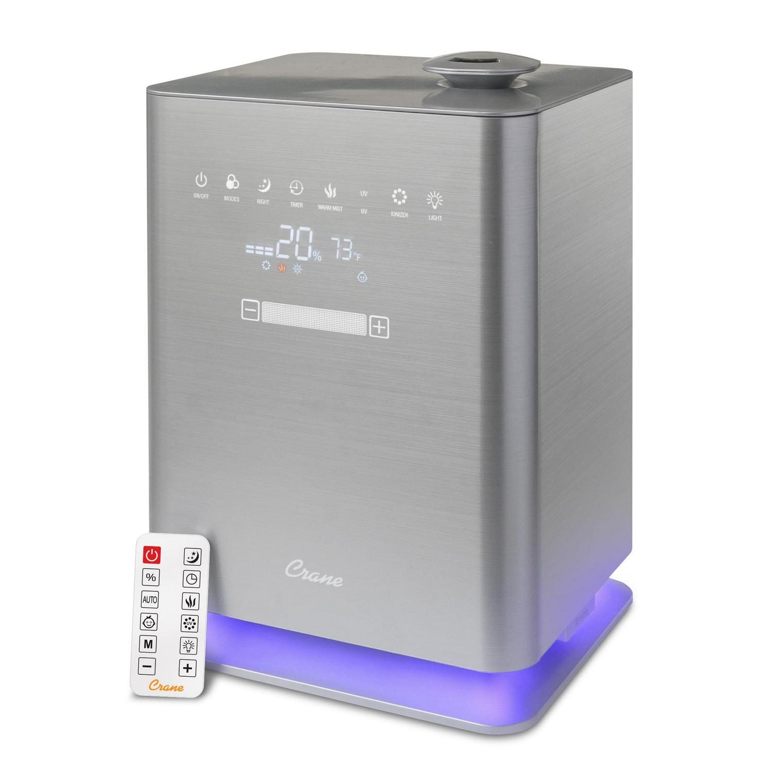 1.2 Gal. Warm & Cool Mist Top Fill Humidifier for Medium to Large Rooms