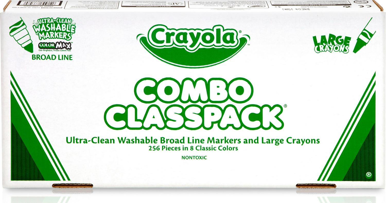 Crayola Large Crayon; Washable Marker Classpack, 1 / Box - Image 4
