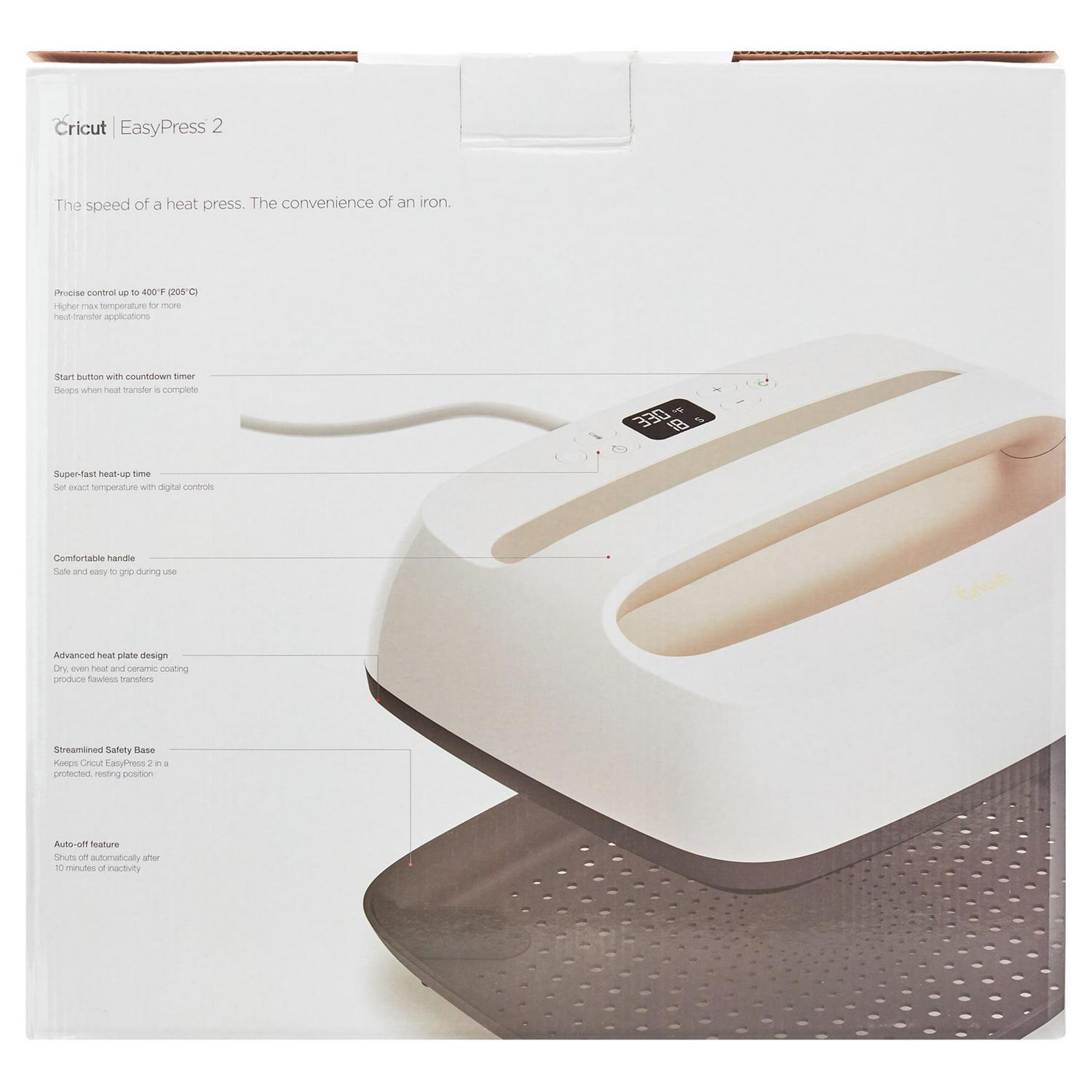 Cricut EasyPress® 2, Daybreak - 12 in x 10 in - Handheld Heat Press Machine, White - Image 12