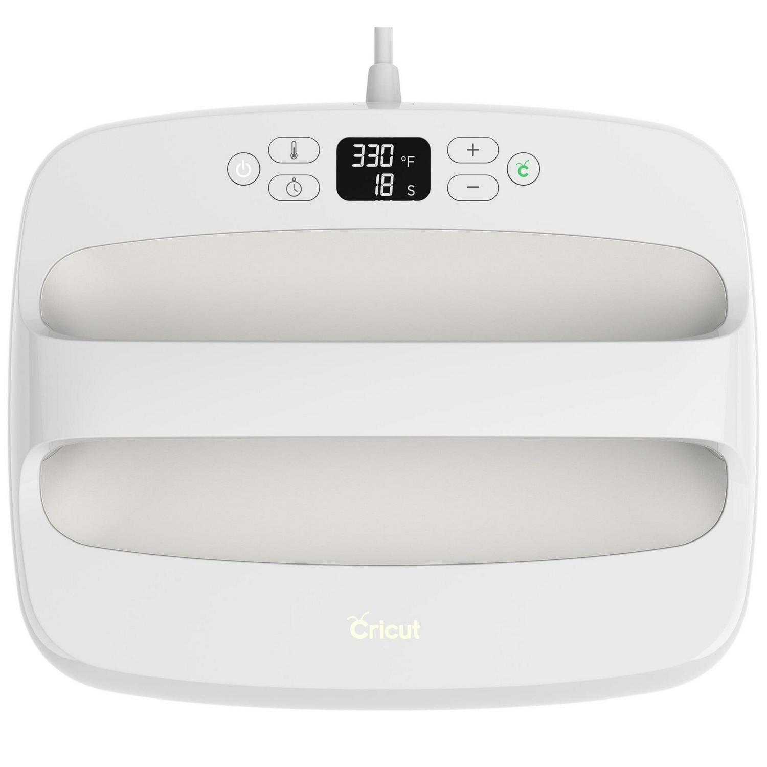 Cricut EasyPress® 2, Daybreak - 12 in x 10 in - Handheld Heat Press Machine, White