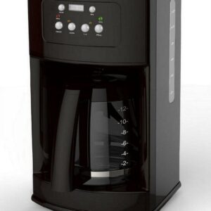 Cuisinart 12 Cup Programmable Coffeemaker with Glass Carafe, Black