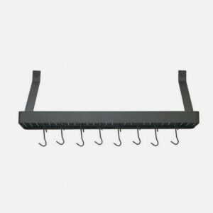 Cuisinart Chef'S Classic 37-Inch Rectangular Wall-Mount Bookshelf Rack, Matte Black