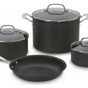Cuisinart Chef's Classic Non-Stick Hard Anodized 7-Piece Cookware Set