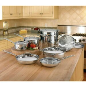 Cuisinart Chef's Classic Stainless Steel 14-piece Cookware Set