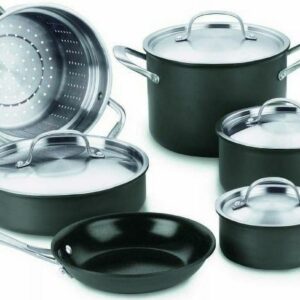 Cuisinart® GreenGourmet™ 10-Piece Cookware Set, Gray