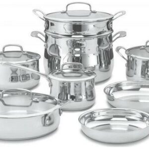 Cuisinart Contour 13-Piece Stainless Steel Cookware Set
