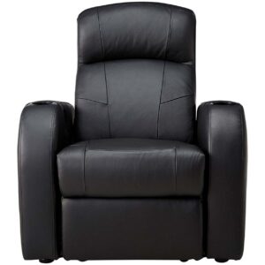 Cyrus Home Theater Upholstered Recliner Black