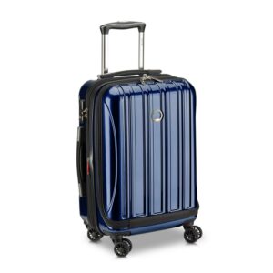 DELSEY PARIS Helium Aero 19" Hardside Expandable Spinner Carry-On Luggage, Metallic Blue