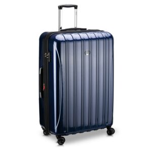 DELSEY PARIS Helium Aero 29" Hardside Expandable Spinner Checked Luggage, Metallic Blue