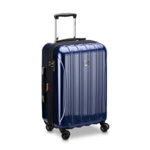 DELSEY PARIS Helium Aero 21" Hardside Expandable Spinner Carry-On Luggage, Metallic Blue