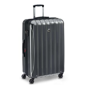 DELSEY PARIS Helium Aero 29" Hardside Expandable Spinner Checked Luggage, Steel Grey