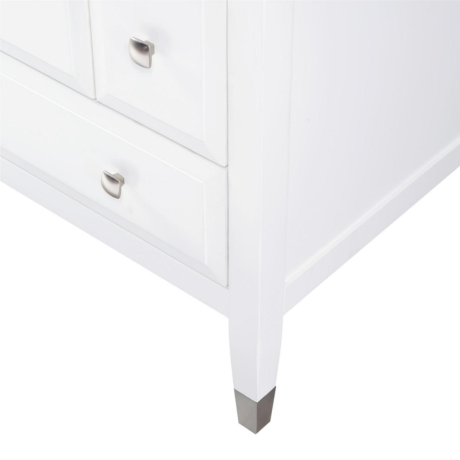 DHP Metcalfe 30 Inch Bathroom Vanity with Sink, White - Image 17