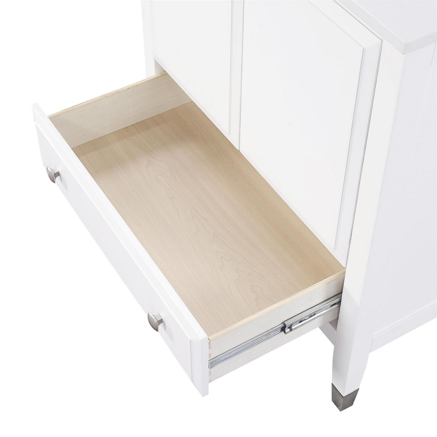 DHP Metcalfe 30 Inch Bathroom Vanity with Sink, White - Image 19