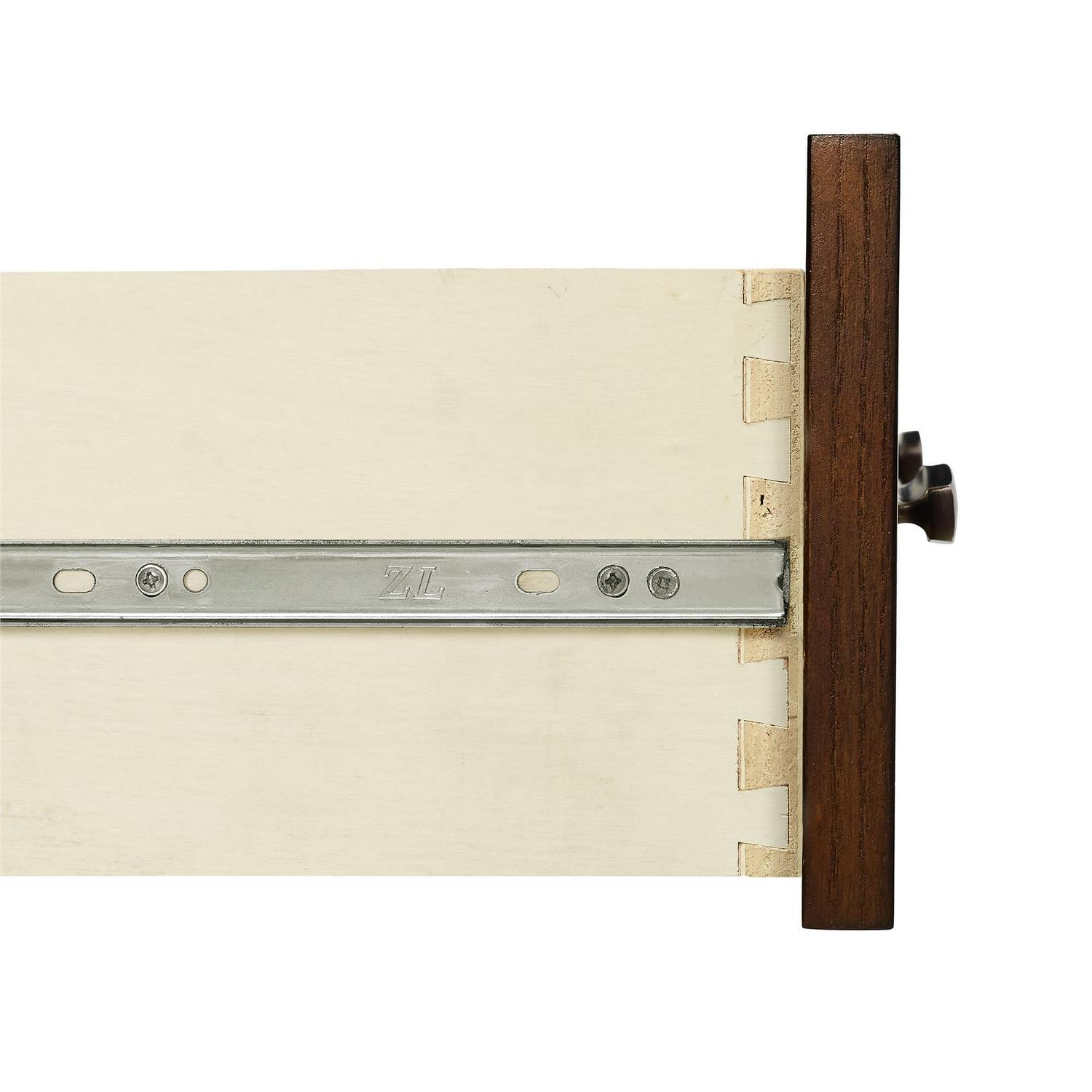 DHP Otum 30 Inch Bathroom Vanity with Sink, Dark Walnut Wood - Image 12