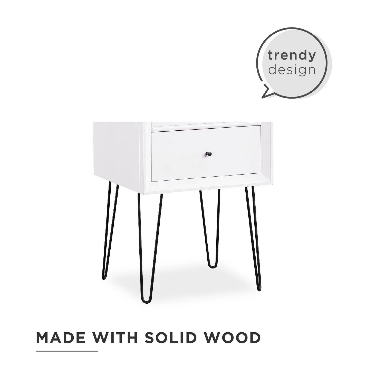 DHP Tribecca 24 Inch Floating Wall Mounted Bathroom Vanity, White - Image 14