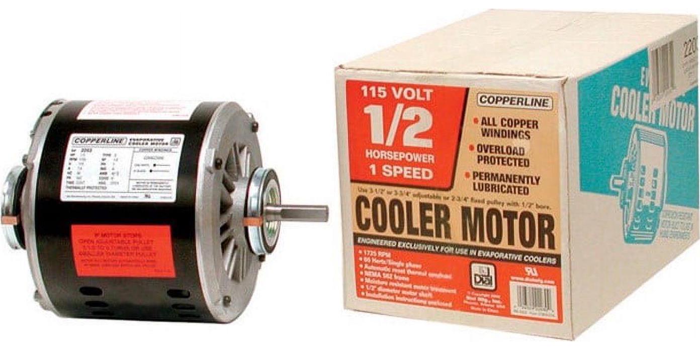 DIAL MFG INC 2203 1/2HP 115V 1SPD Motor - Image 2