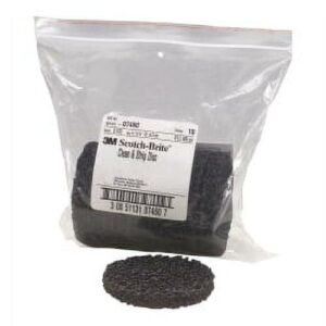 3M Automotive 7460 Scotch Brite Clean & Strip Black Disc 4" x 1/4"