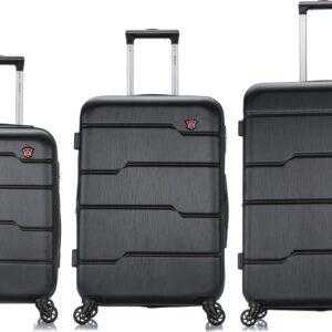DUKAP Rodez 3-Piece 20"/24"/28" Lightweight Hardside Set Luggage