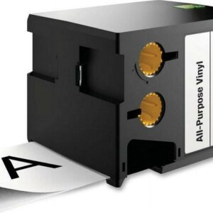 DYMO 1868755 XTL 2 in. x 24.6 ft. All-Purpose Vinyl Labels - Black on White