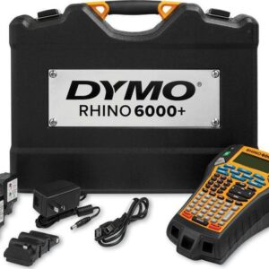Dymo, DYM2122499, Rhino 6000+ Industrial Label Maker, 1 Each, Black,Yellow