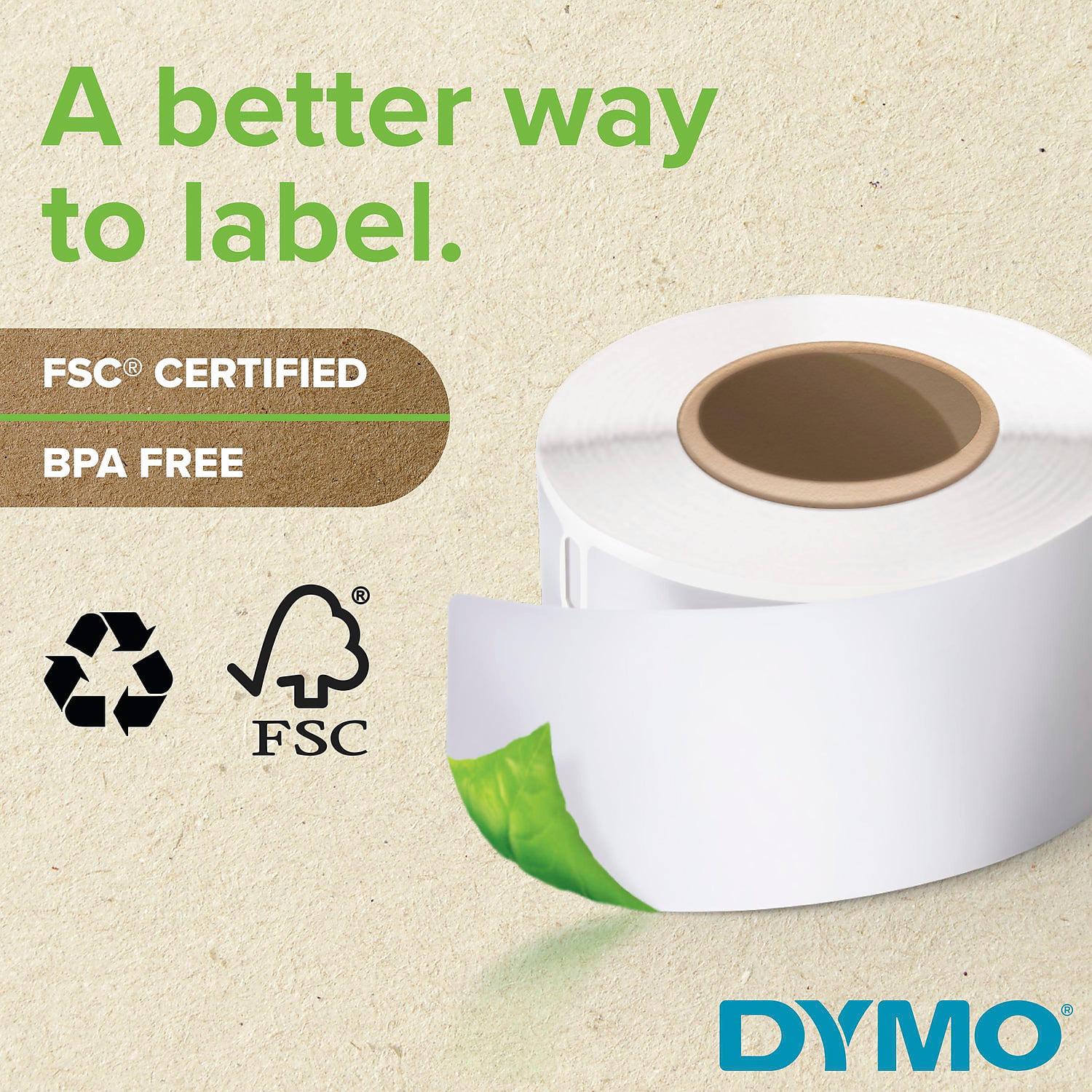 DYMO Authentic LW Mailing Address Labels, DYMO Labels for LabelWriter Label Printers, White, 1-1/8" x 3-1/2", 24 Rolls of 350 (8400 Total) - Image 3