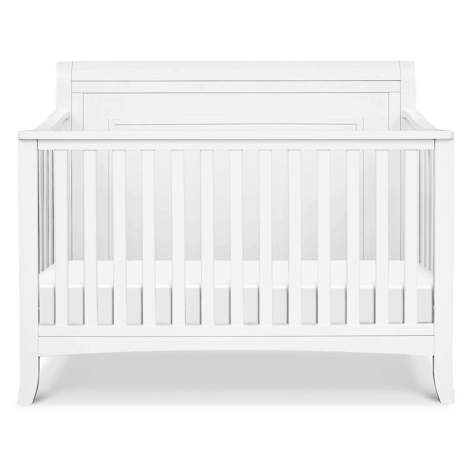 DaVinci Anders Pine Wood 4-in-1 Convertible Crib in White - Image 3