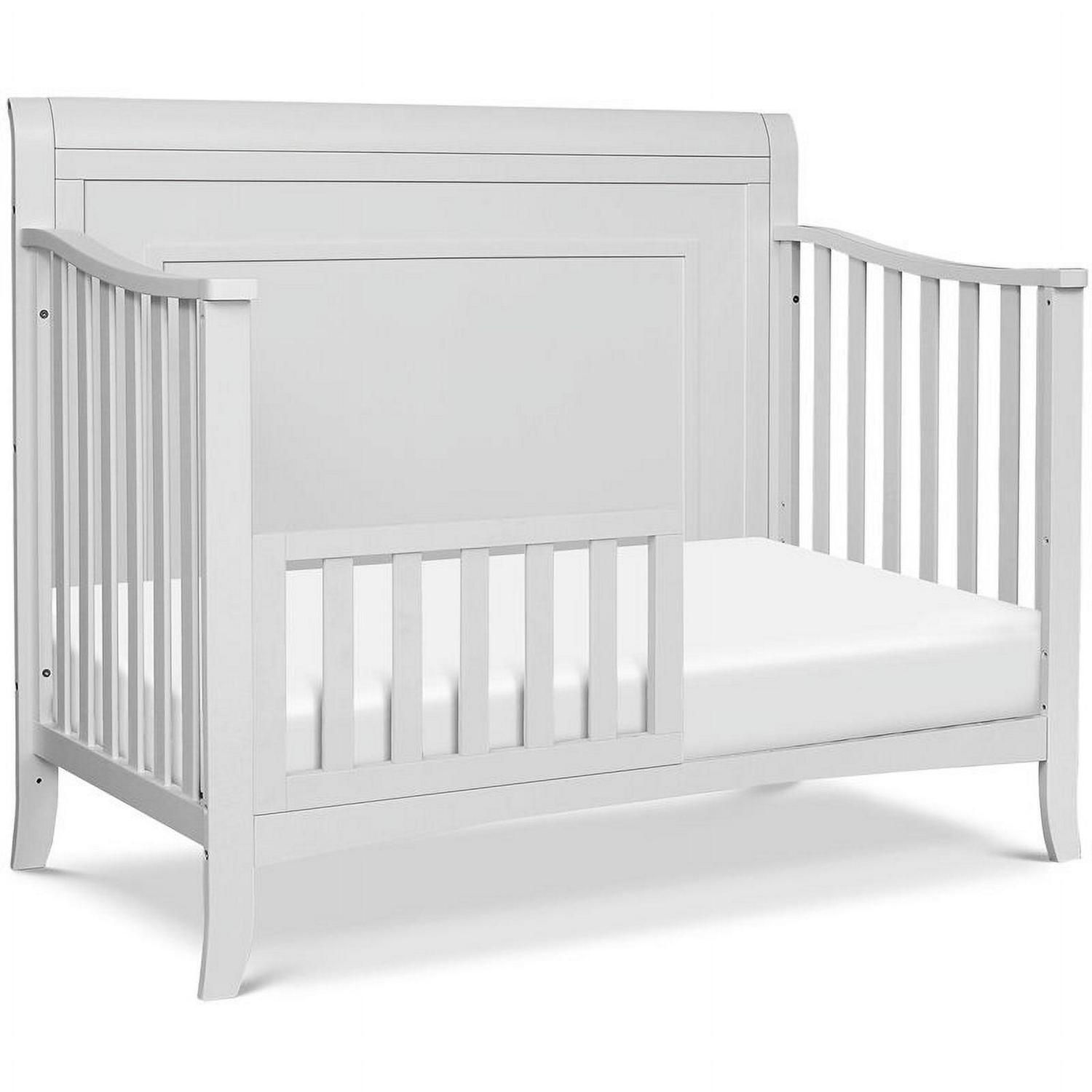 DaVinci Anders Pine Wood 4-in-1 Convertible Crib in Cloud Gray - Image 9