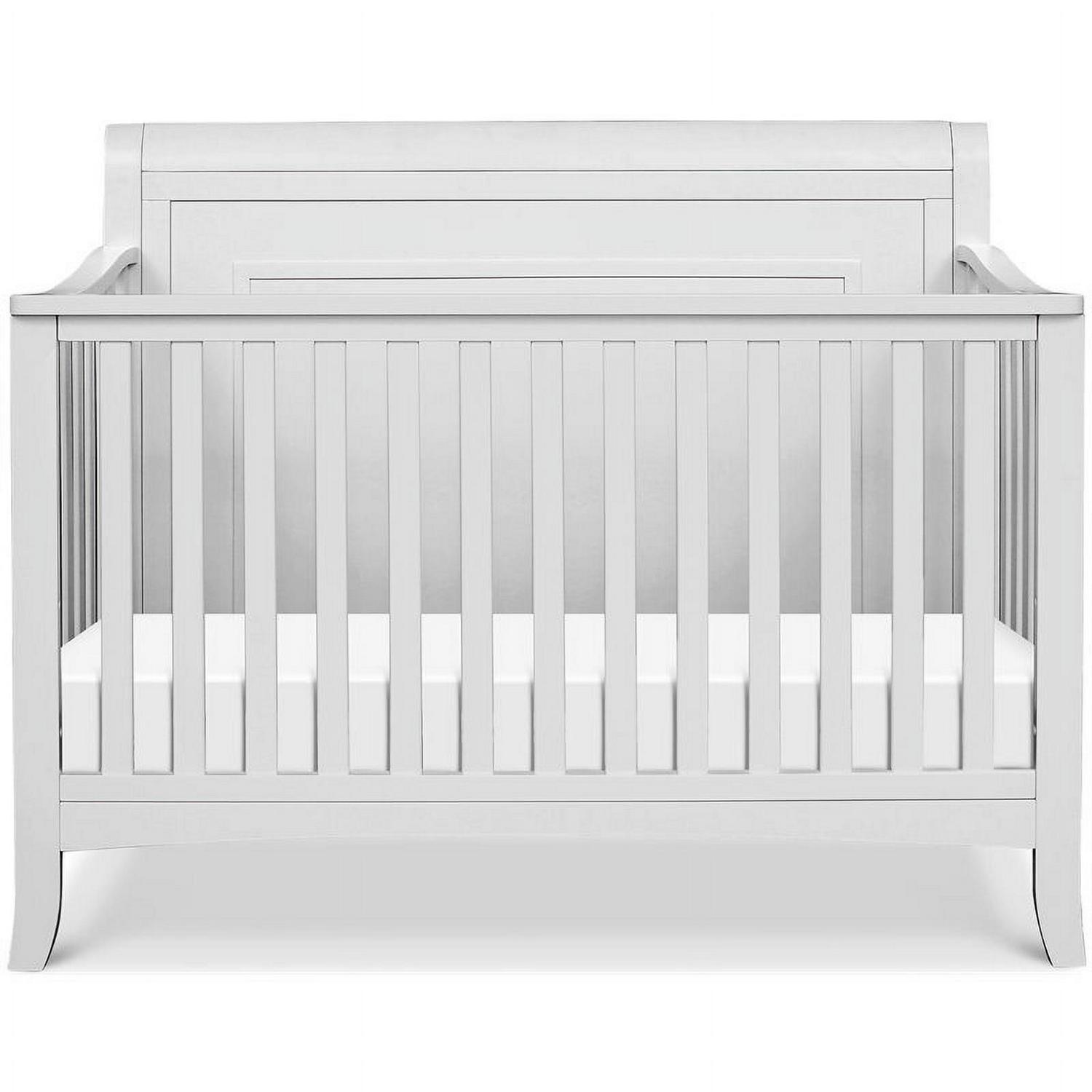 DaVinci Anders Pine Wood 4-in-1 Convertible Crib in Cloud Gray - Image 10
