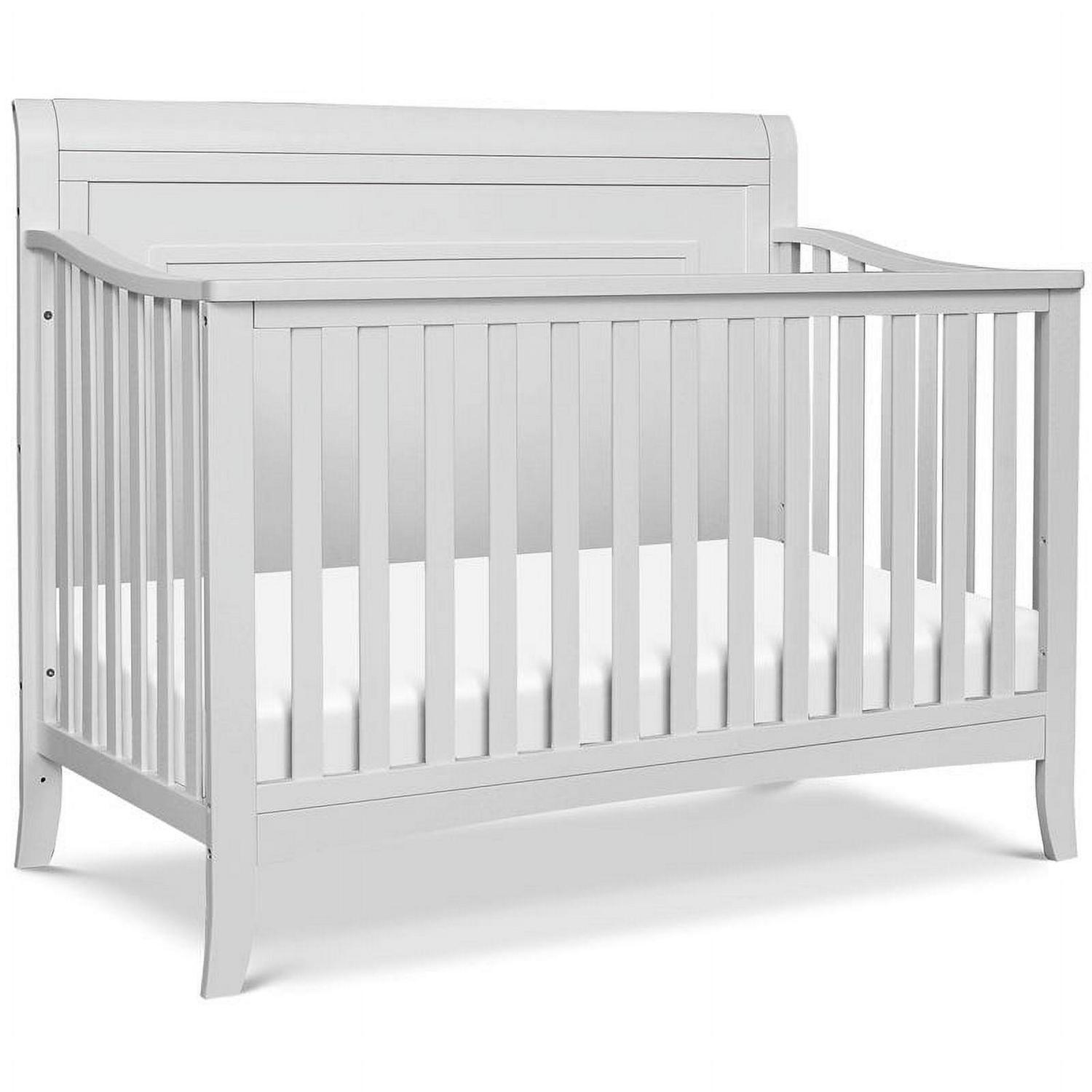 DaVinci Anders Pine Wood 4-in-1 Convertible Crib in Cloud Gray