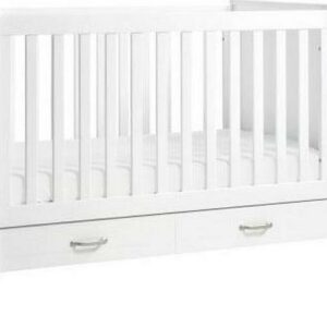 DaVinci Asher 3-in-1 Convertible Crib with Toddler Bed Conversion Kit in White Finish