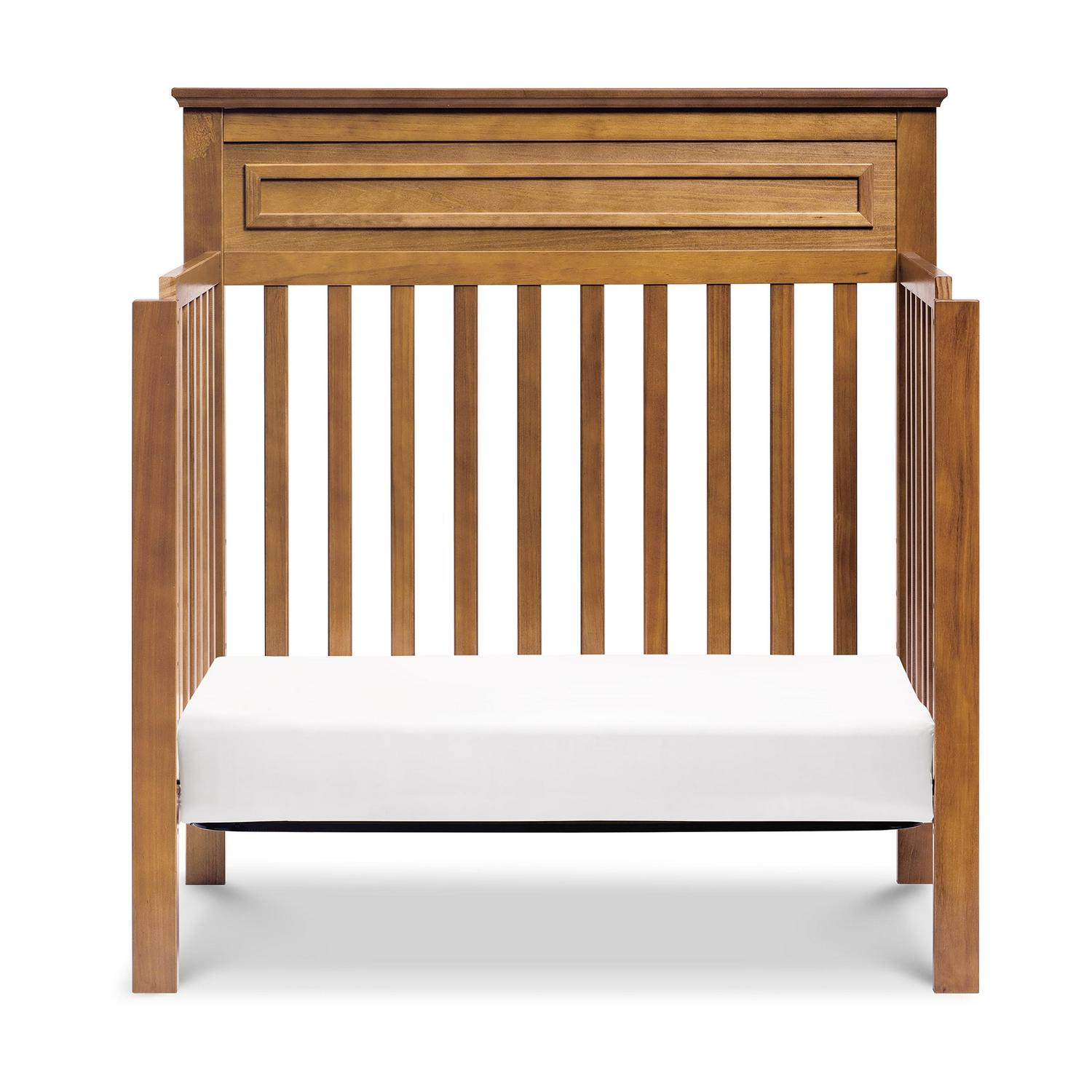 DaVinci Autumn 4-in-1 Pine Wood Convertible Mini Crib in Chestnut - Image 5