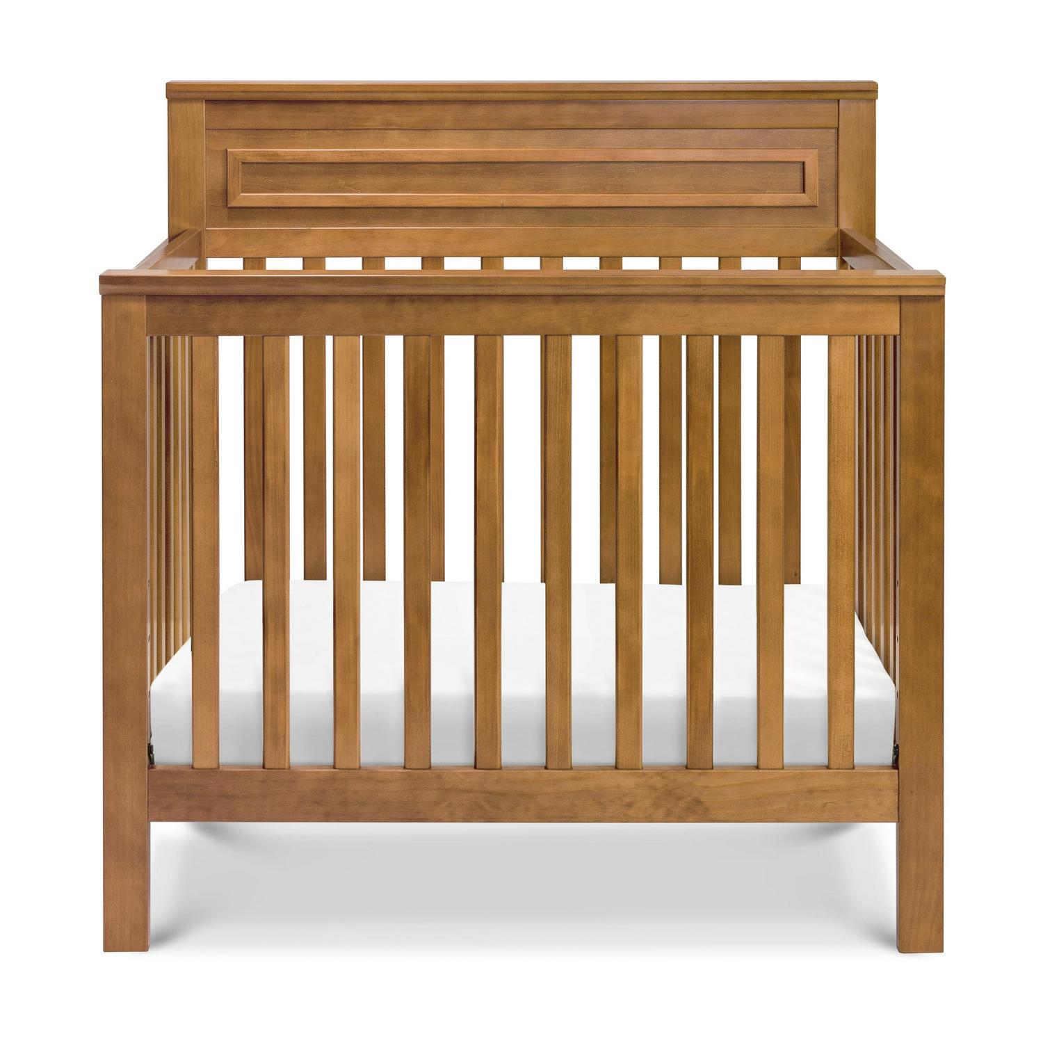 DaVinci Autumn 4-in-1 Pine Wood Convertible Mini Crib in Chestnut - Image 8