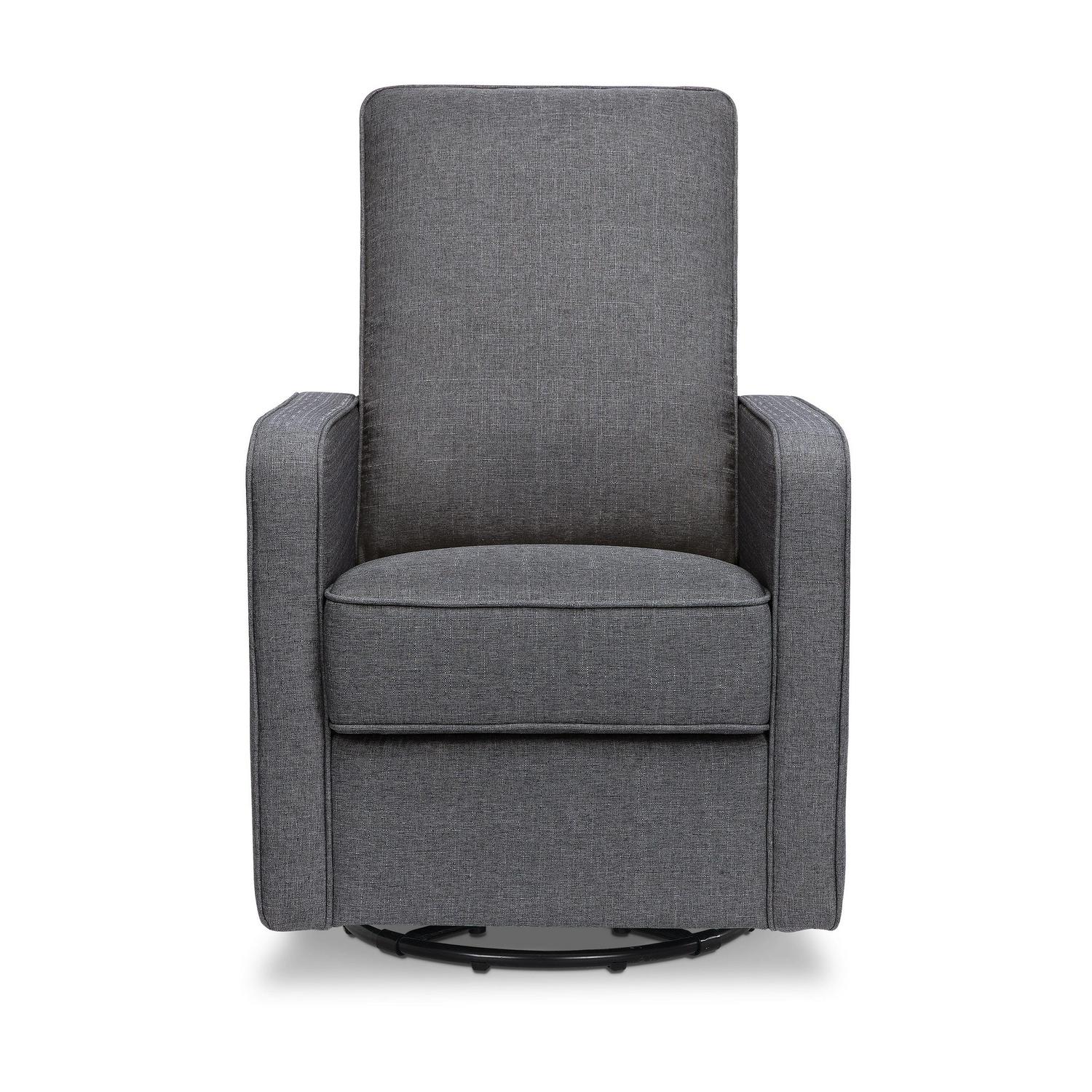 DaVinci Casey Pillowback Swivel Glider in Shadow Gray - Image 5