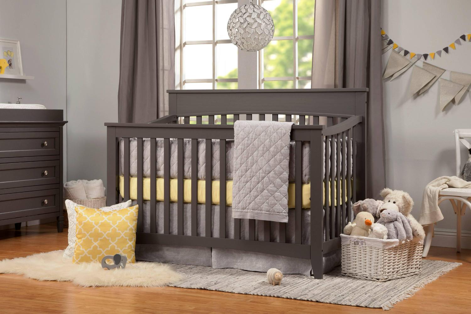 DaVinci Grove 4-in-1 Convertible Crib in Slate Finish - Image 8