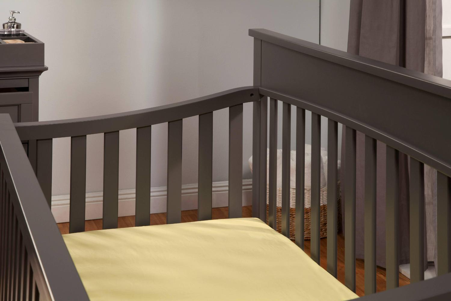 DaVinci Grove 4-in-1 Convertible Crib in Slate Finish - Image 3