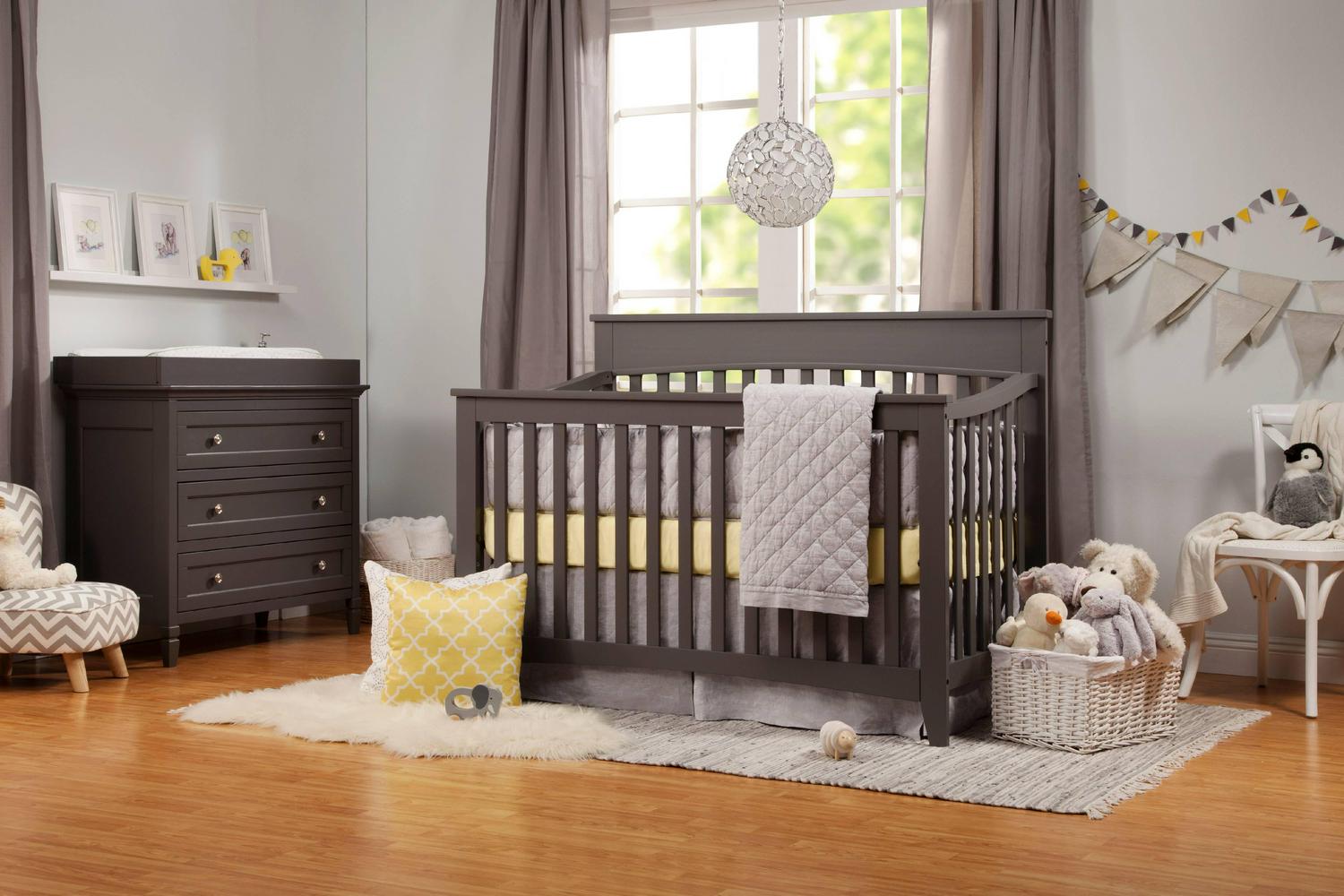 DaVinci Grove 4-in-1 Convertible Crib in Slate Finish - Image 11