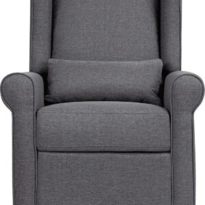 DaVinci Hayden Recliner and Swivel Glider in Shadow Gray