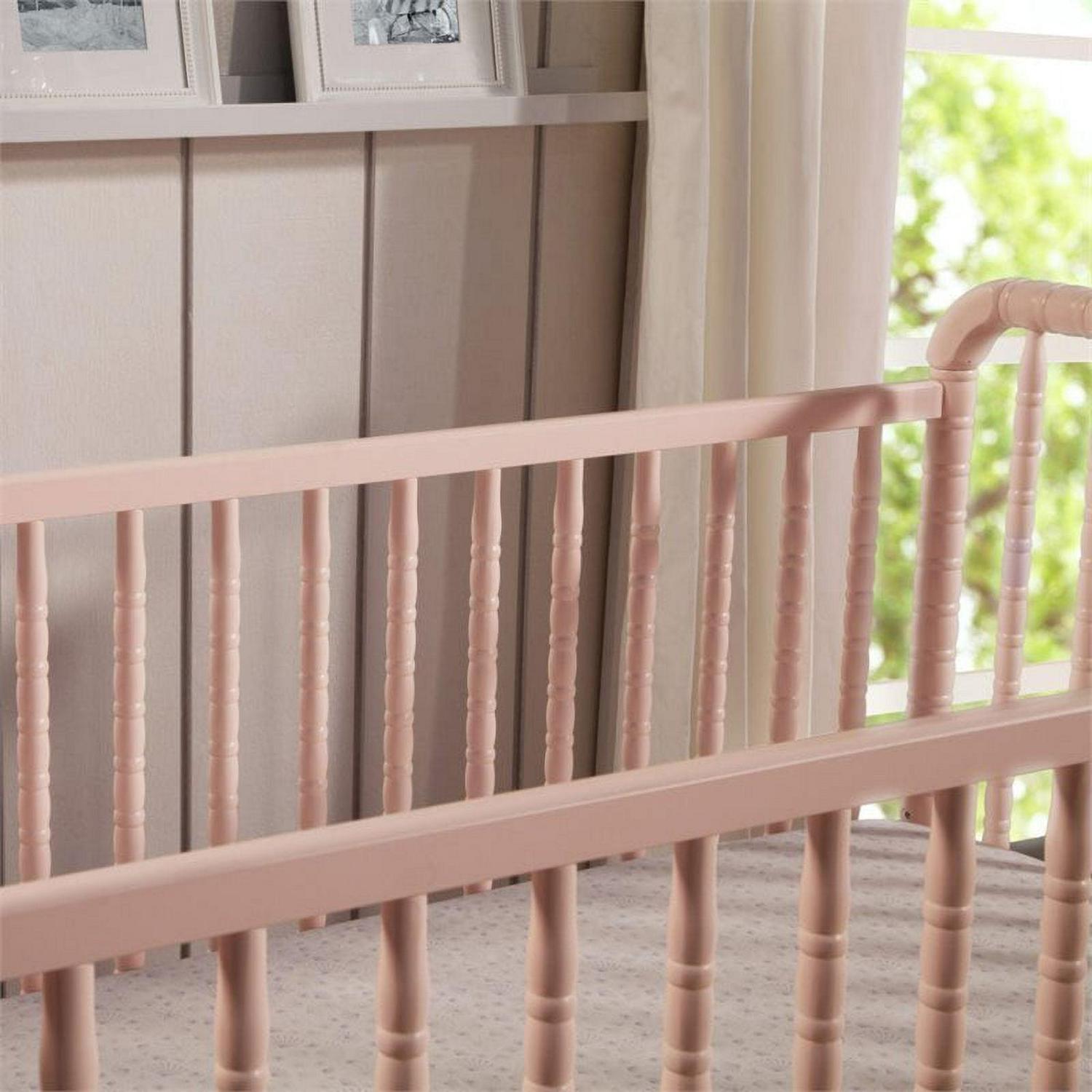 DaVinci Jenny Lind 3-in-1 Convertible Crib in Pink Blush - Image 11