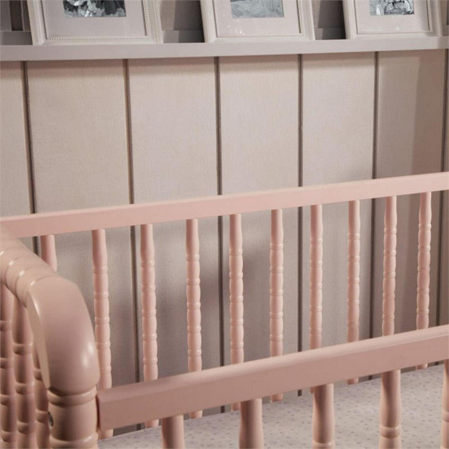 DaVinci Jenny Lind 3-in-1 Convertible Crib in Pink Blush - Image 8